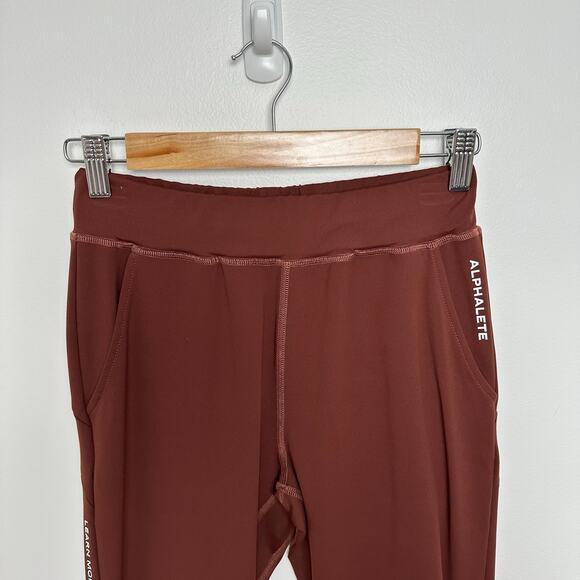 Alphalete Pro-Elite Joggers Chocolate Brown S - Picture 6 of 11